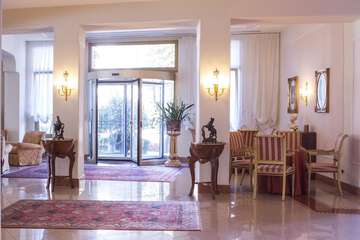 Interior entrance