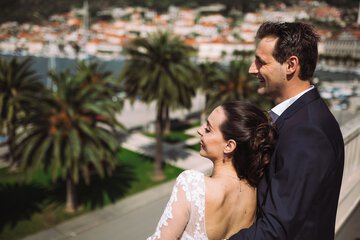 Outdoor wedding area