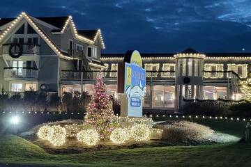 Front of property - evening/night