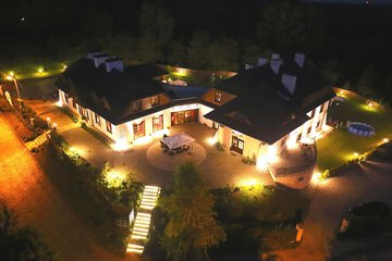 Front of property - evening/night