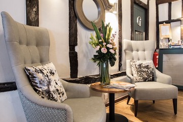 Lobby sitting area