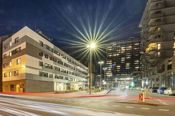 Front of property - evening/night
