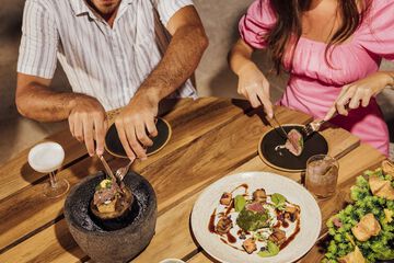 Couples dining