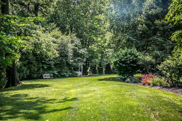 Outdoor wedding area
