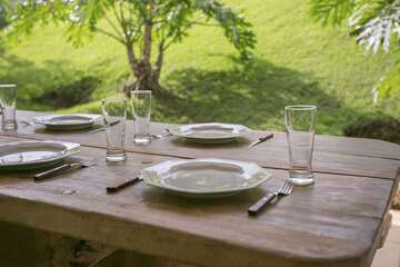 Outdoor dining