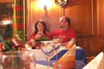 Couples dining
