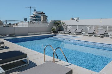 Rooftop pool