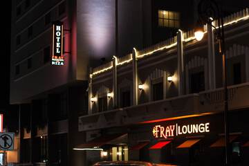 Front of property - evening/night