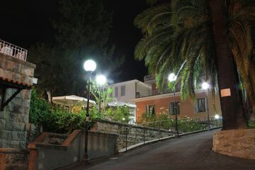 Front of property - evening/night