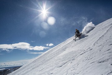 Snowmobiling