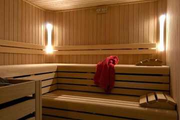 Indoor spa tub