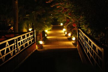 Front of property - evening/night