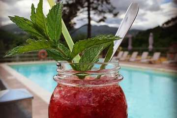 Poolside bar