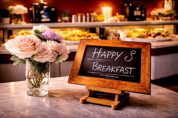 Breakfast buffet