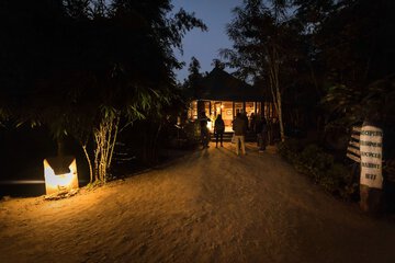 Front of property - evening/night