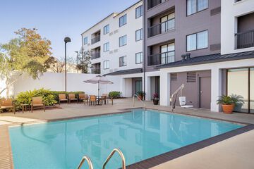 Outdoor banquet area