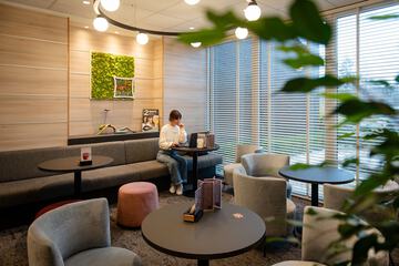 Lobby sitting area