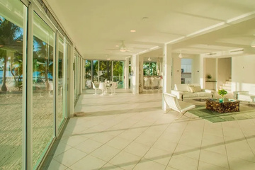 outside