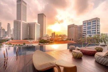 Rooftop pool
