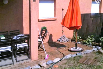 outside