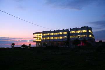 Front of property - evening/night