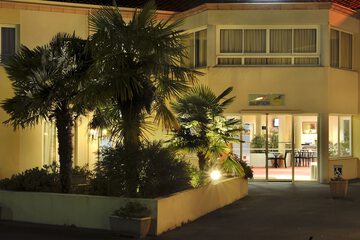 Front of property - evening/night