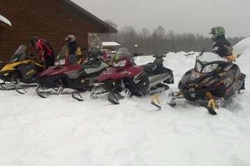 Snowmobiling