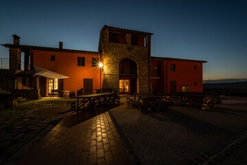 Front of property - evening/night