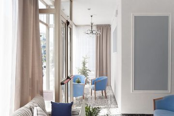 Lobby sitting area