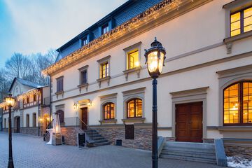Front of property - evening/night