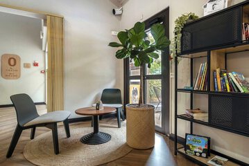 Lobby sitting area