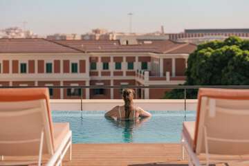 Rooftop pool
