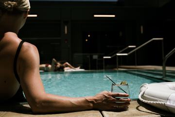 Rooftop pool