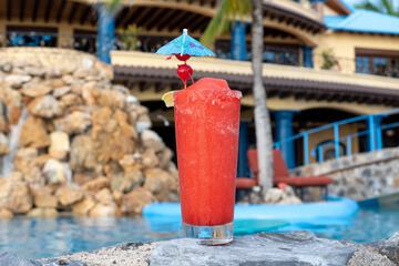 Poolside bar