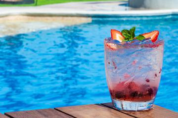 Poolside bar