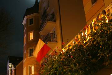 Front of property - evening/night