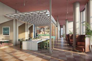 Lobby sitting area