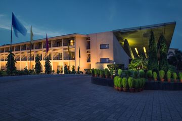 Front of property - evening/night