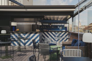 Poolside bar