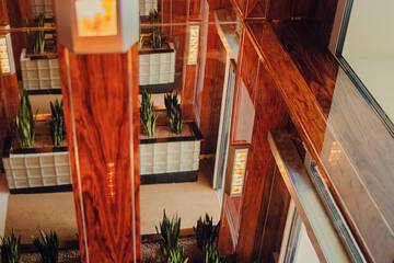 Interior entrance
