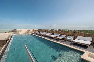 Rooftop pool
