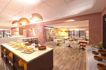 Breakfast area
