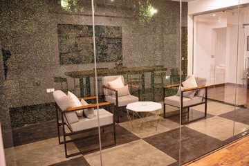Lobby sitting area