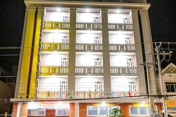 Front of property - evening/night