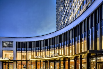 Front of property - evening/night