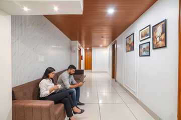 Lobby sitting area