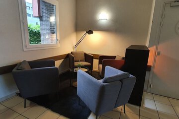 Lobby sitting area