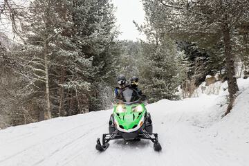 Snowmobiling