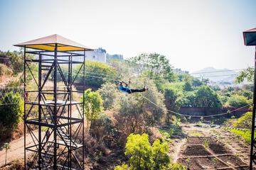 Ziplining