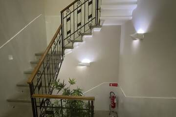 Handrails in stairways